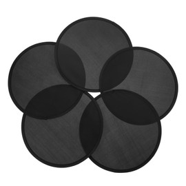 ULDIGI 5pcs Portable Folding Hand Fans Lightweight Round Foldable Fans for and Weddings Practical Handheld Cooling