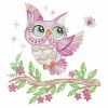 Embroidery By Vicki Springtime Owls EMBROIDERED 10 QUILT BLOCKS BEAUTIFUL