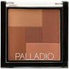 Palladio 2 en 1 Polvo Mosaico Rubor y Bronceador, Suave