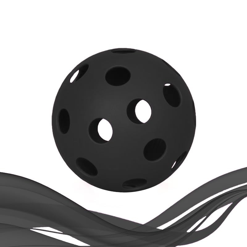 6 - Pack Pickleball Balls, 40 Holes Outdoor Pickleballs, High