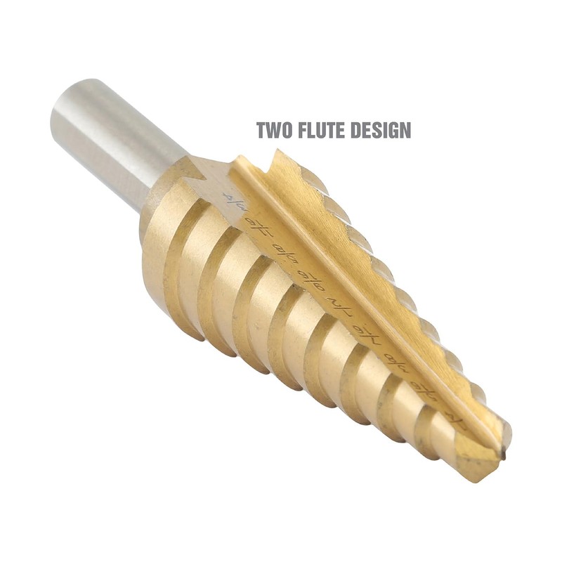OEMTOOLS 24372 Spiral Step Drill Set, 3 Piece Set HSS