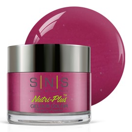 SNS Healthy Natural Nails SNS Nail Dip Powder, Gelous Color Dipping Powder - Forever Young (Pink/Red) - Long-Lasting Acrylic Nail Color Lasts 14 Days - Low-Odor & No UV Lamp required - 1 oz