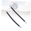 WOONEKY 4Pcs Inflator Extension Hose Tube for Bike Pump Accessories