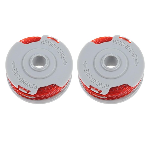 QianDanS 2 Pcs Strimmer Spool Line,Double Autofeed Spool & Line