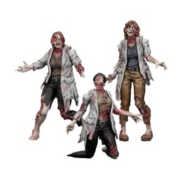JOYTOY Dark Source Zombie Figure Scientists (Female) 1/25 Action Figure with Movable and Detachable Joints, Miniature Zombie Figurines for Halloween Display and Imaginative Play