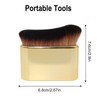FUZVOL Tanning brush,Self Tan Brush,Blending Buffing Stippling Foundation Brush,Liquid Powder
