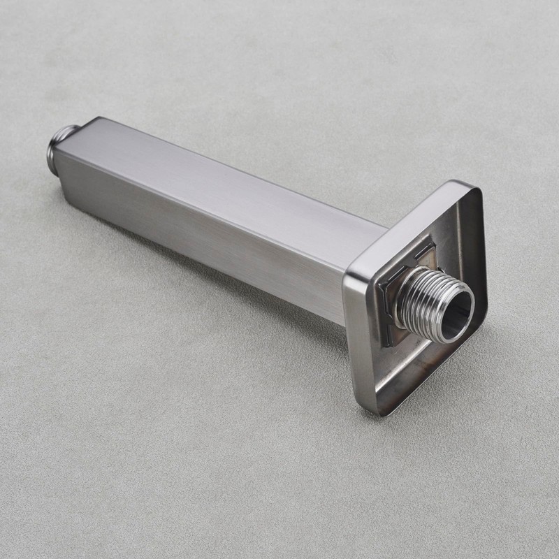 Square Shower Arm, BSTIIU 4 Inch Ceiling Mounted Shower Extension