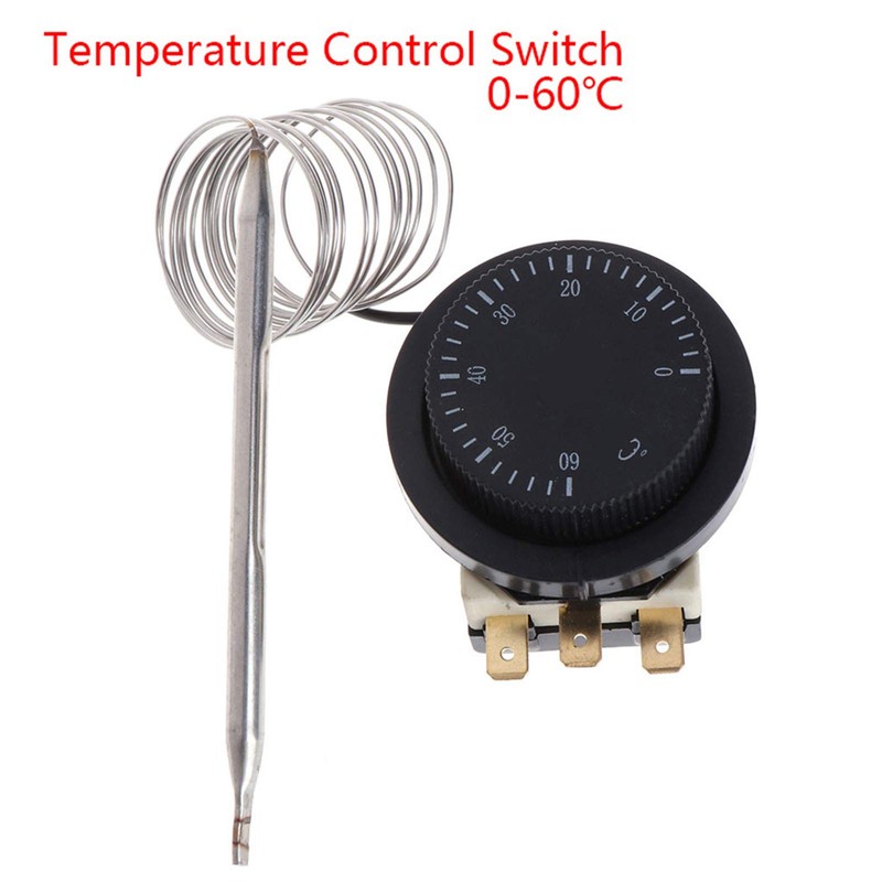 GUMEI 250V / 380V 16A 0-60°C Temperature Control Switch Capillary