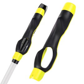 HOLOCOZO Golf Grip Trainer for Right & Left Hand, Swing Training Aid for Correct Hand Position, Anti-Slip Golf Grip Attachment, Muscle Memory Golf Practice Tool for Beginners & Pros (Black Yellow)