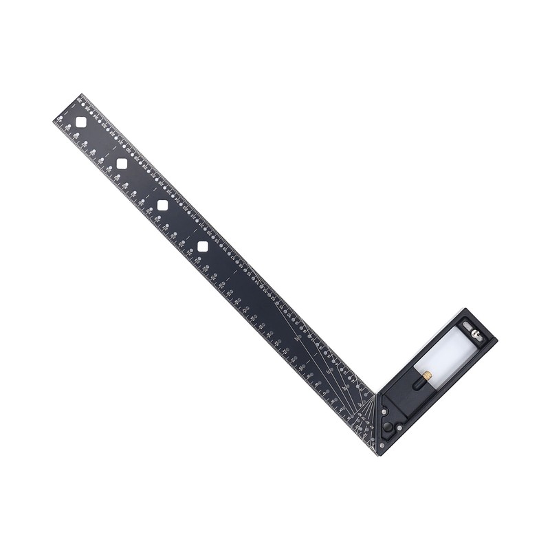 Multi Angle Measuring Ruler 40cm 16in 45 90 Degree Combination