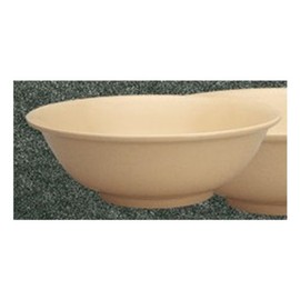 Yanco NS-5065T Nessico Rimless Bowl, 30 oz Capacity, 2.375" Height, 7.25" Diameter, Melamine, Tan Color, Pack of 24