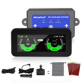 BELEY Rv Leveling System, Camper Must Haves No App & Phone Required Smart Wireless Leveler for Travel Trailer Level Accessories