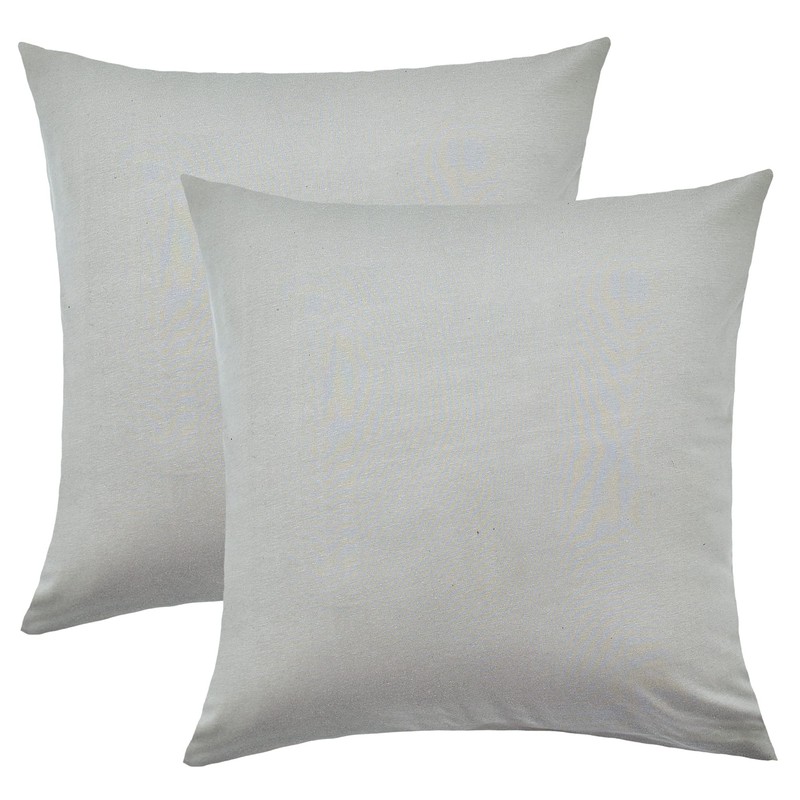 NatureMark Pack of 2 Jersey Cushion Covers, Side Sleeper Pillows,