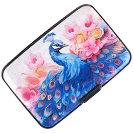 EZ LIFE PRODUCTS Credit Card Holder Small RFID Blocking Wallet Business Metal Slim Mini Aluminum Hard Case for Women Men