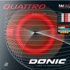 Donic Rubber Quattro Aconda MEDIUM, options 1,8 mm, black