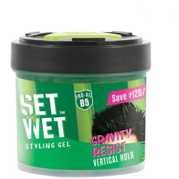 SET-WET Gravity Resist Hair Styling Gel for Men, 250g