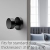 Hoconnie Dummy Door Knob, Brushed Satin Brass Dummy Door Knobs