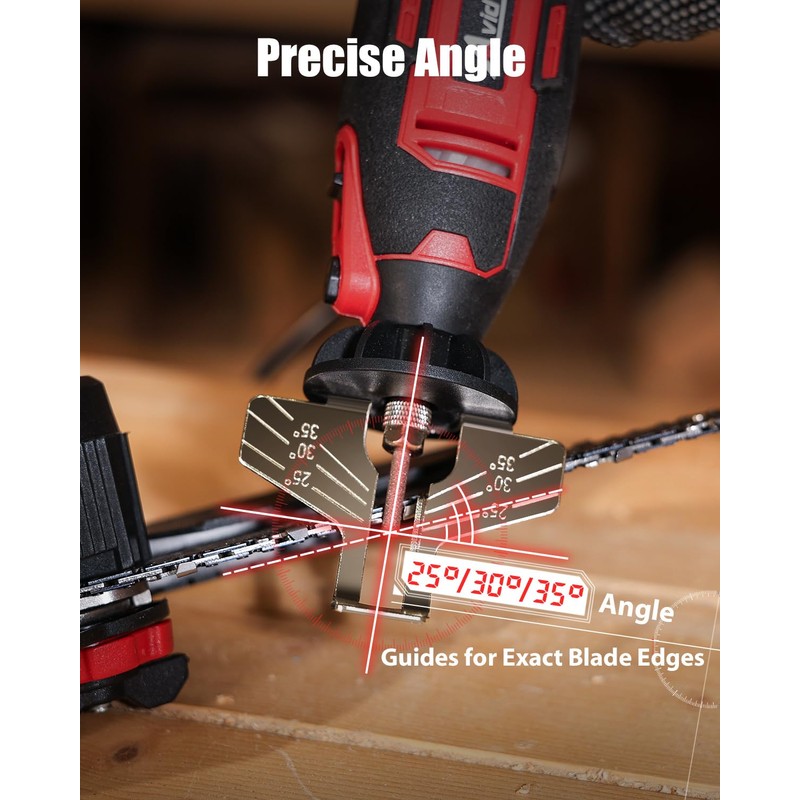 AVID POWER Chainsaw Sharpener, 6 Variable Speeds Chain Saw Sharpening