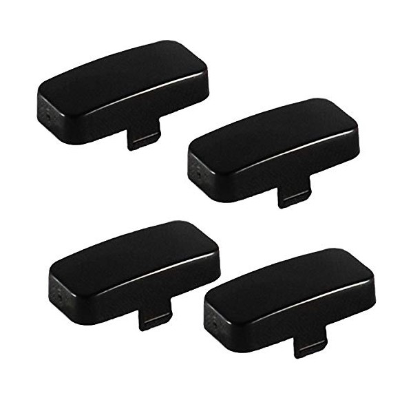 Smeg 568452514 Bottom Screw Cover Black Set of 4 for