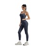 SUUKSESS Women 2 Piece Workout Sets Compression Tummy Control Leggings
