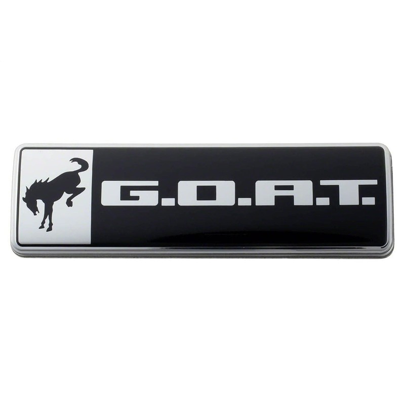 Genuine Ford Chrome G.O.A.T. Badge for Bronco & Bronco Sport
