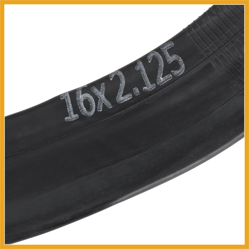Partuto 16 Inch Bike Inner Tube 16x2.125 Bent Valve Bicycle
