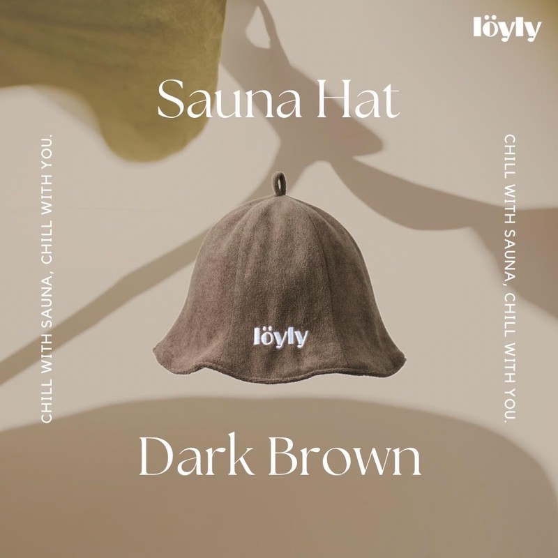 Loyly Sauna Hat, Men's, Women's, Towel Fabric, Double Layer, Washable,
