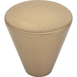 Elements by Hardware Resources 1" Diameter Satin Bronze Conical Sedona Cabinet Knob