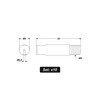 0.9 mm Power Nozzle Contact Tubes for MIG/MAG Welding Machine