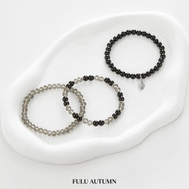 Fulu Autumn Women's Stretch Bead Bracelets, Multilayer, Boho Fashion Jewellery, Birthday Gift for Mum, Grandma and Wife, No gemstone