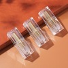 CALLARON Lipstick Tube Transparent Refill Container Plastic Rotating Lipstick Refill
