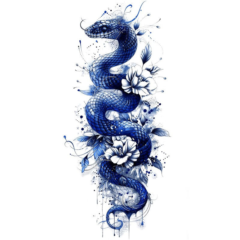 5 Sheets Temporary Snake Tattoo Bear Tattoo Eagle Tattoo Deer