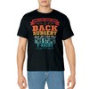 Back Surgery TShirt Lumbar Spinal Fusion Spine Recovery Gift T-Shirt