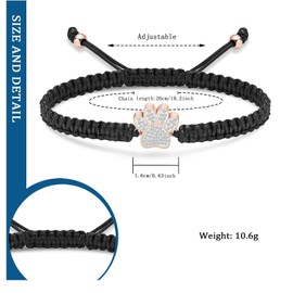 zeqingjw Paw Print Urn Bracelet for Pets Ashes Stainless Steel Dog Cat Cremation Bangle Locket Memorial Ashes Holder Keepsake Jewelry for Men Women, Metal, stainless-steel