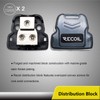 Recoil RCK0D True 1/0 Gauge Car Audio Dual Amplifiers CCA