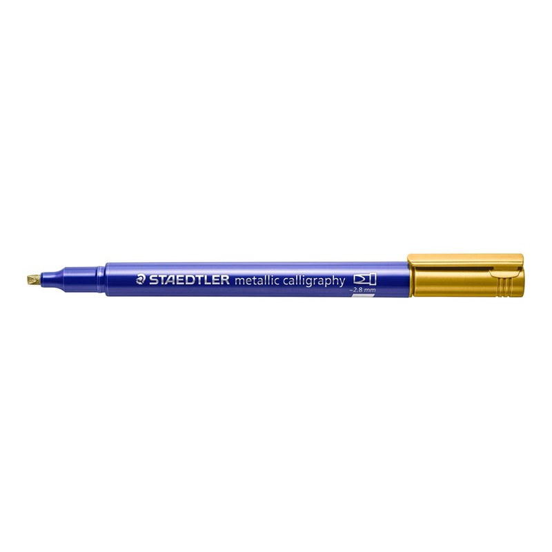 STAEDTLER Metallic Calligraphy Marker with Calligraphy Tip, Line Width 2.8