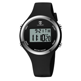 L LAVAREDO Watches for Women 3ATM Waterproof Outdoor Digital Sport Watches Stopwatch Wrist Watch with Alarm Clock, Gifts for Women