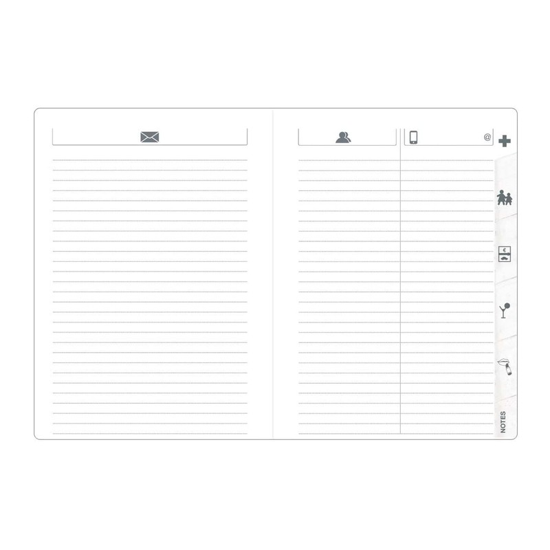 Toscana Address Directory for Work and Private Black