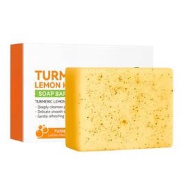 Lemon Turmeric Soap Bar-Kojic Acid Soap-Face&Body Handmade Bar