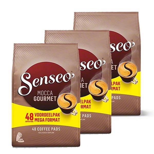 Senseo Mocca Gourmet Coffee Pods 144-count Pods, 48 Count (Pack of 3)