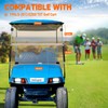 Nilight Golf Cart Windshield for Front Window Foldable Windproof UV