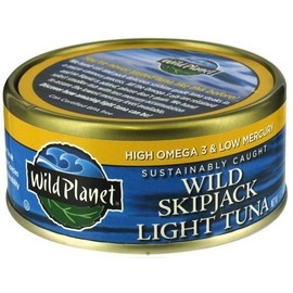 Wild Planet Sustainably Caught Wild Skipjack Light Tuna, 5 Ounce Cans (Pack of 12) ( Value Bulk Multi-pack)