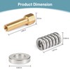 Aocies DEX2420JKIT DEX2400JN Brass Sleeve Nut Assembly with Spring &