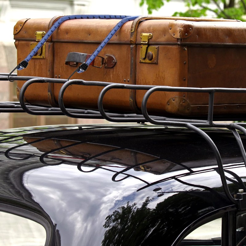 Deuba® Tie Down Strap Expander Luggage Straps Heavy Duty Metal