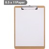 Neuytiky Clipboard A4.4 Pieces Stackable Writing Board with Rubberized Metal