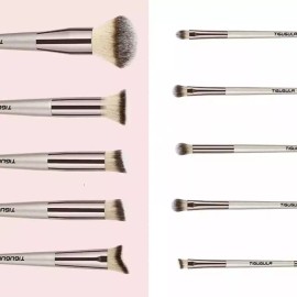 Chic 치크 아이쉐도우 볼터치 10종 브러쉬 세트 화장 용품 Chic Eyeshadow Bolt Touch 10 Color Brush Set Makeup Tool [Selected Product]