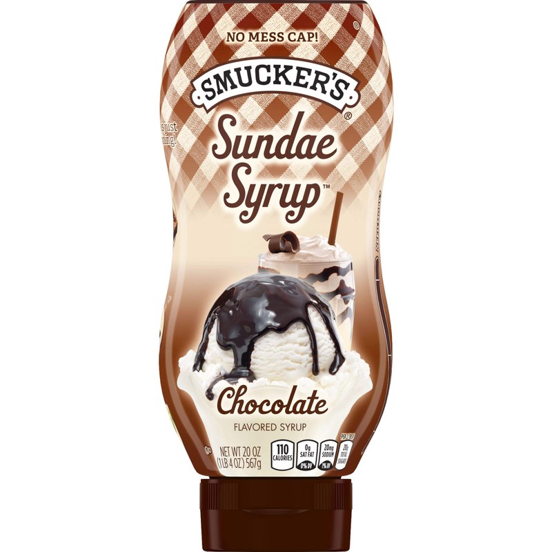 Smucker's Sundae Syrup Chocolate Flavored Syrup, 20 Ounces