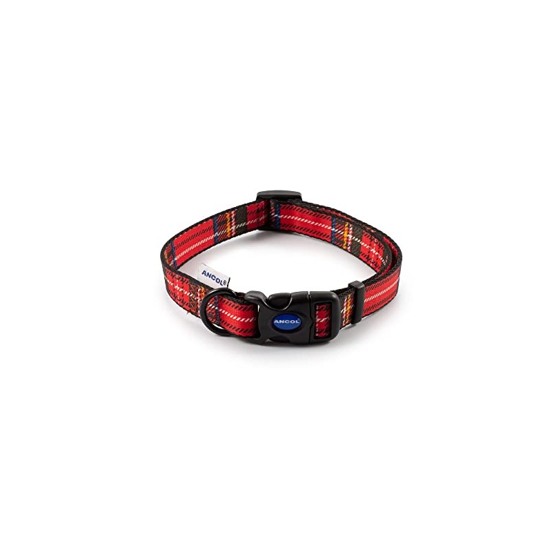 Ancol Nylon Adjustable Collar, 30-50 cm, Red