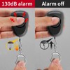 Personal Alarm Keychain Rechargeable Self Defense Emergency Security Alarm Keychain