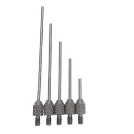 Needle Contact Point Sets for Dial Indicator Depth Gauge 4-48 UNF Thread Shank 1.5mm Diameter 10mm to 50mm Length